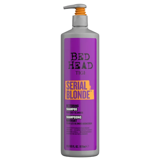 TIGI Bed Head Serial Blonde - Sampon sérült szőke hajra 970ml